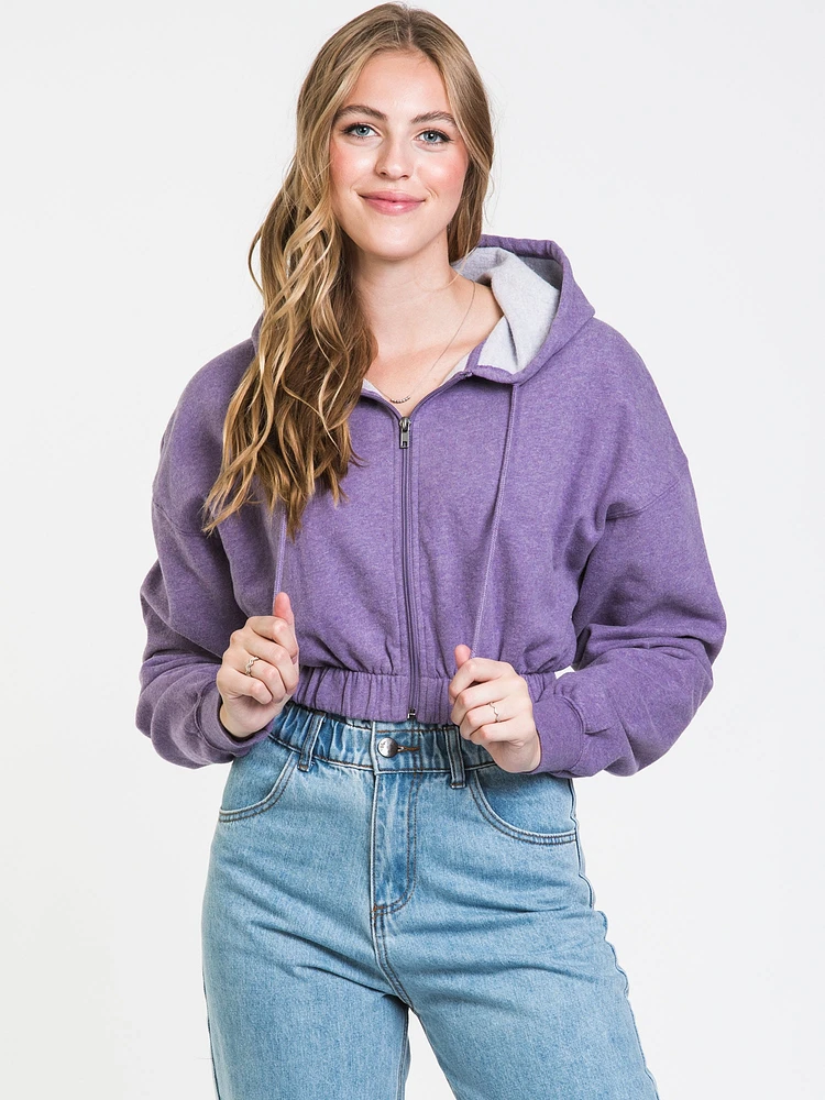 HARLOW NADIA ZIP FRONT HOODIE - CLEARANCE