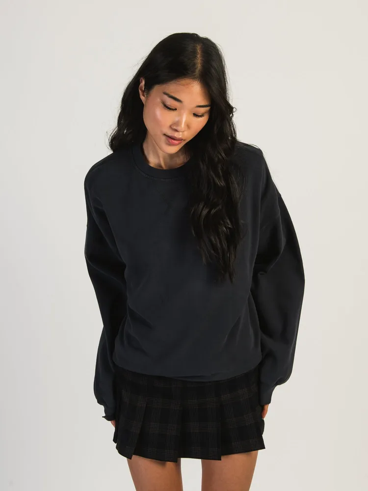 HARLOW MICHELLE SOLID CREWNECK - NAVY