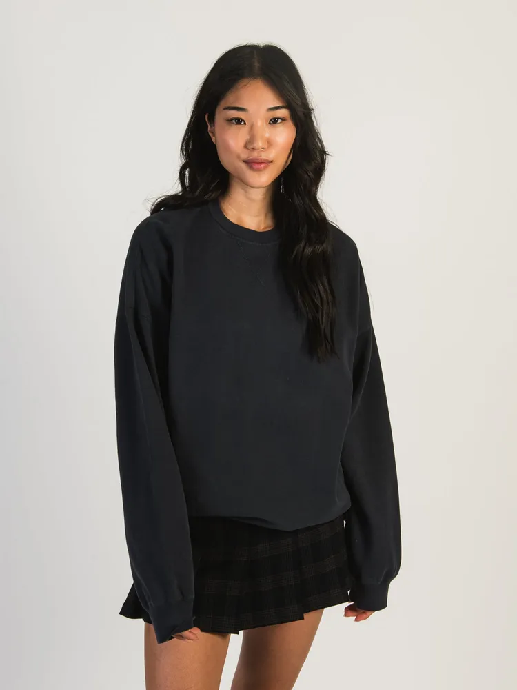 HARLOW MICHELLE SOLID CREWNECK - NAVY