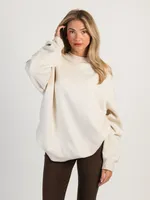 HARLOW MICHELLE SOLID CREWNECK - OATMEAL