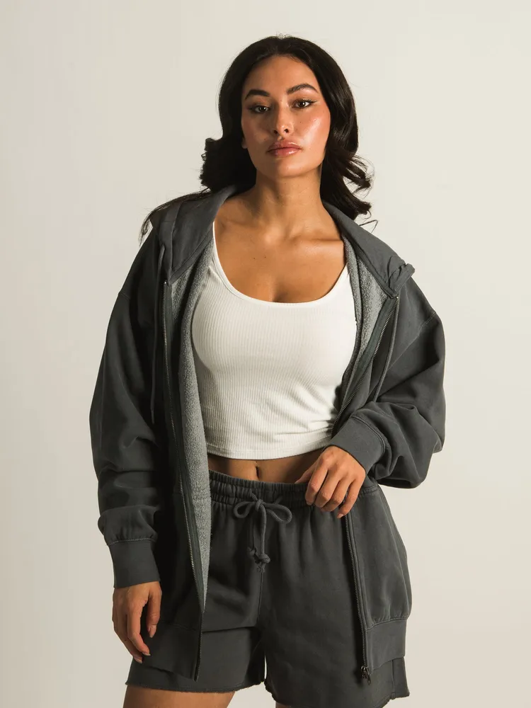 HARLOW MARIAH OVERSIZED ZIP HOODIE