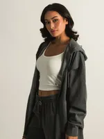 HARLOW MARIAH OVERSIZED ZIP HOODIE