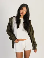 HARLOW MARIAH OVERSIZED SOLID HOODIE