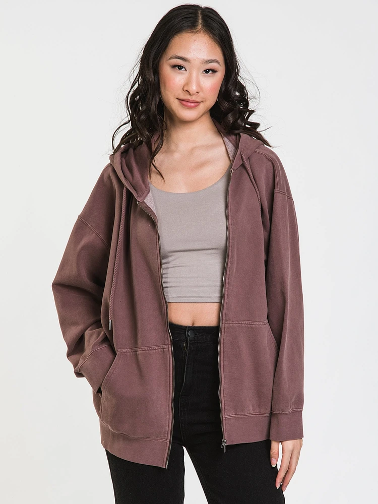 HARLOW MARIAH OVERSIZED ZIP HOODIE