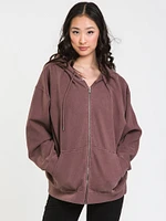 HARLOW MARIAH OVERSIZED ZIP HOODIE