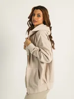 HARLOW MARIAH OVERSIZED ZIP UP HOODIE