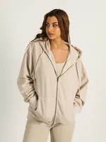 HARLOW MARIAH OVERSIZED ZIP UP HOODIE