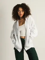 HARLOW MARIAH OVERSIZED SCREEN ZIP UP HOODIE