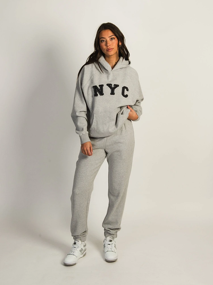 HARLOW CLOUD APPLIQUE HOODIE - NYC