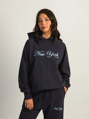 HARLOW CLOUD PRINT HOODIE - NEW YORK