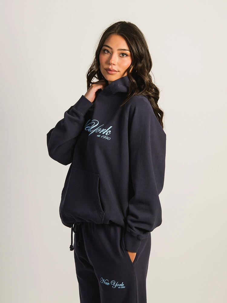 HARLOW CLOUD PRINT HOODIE - NEW YORK