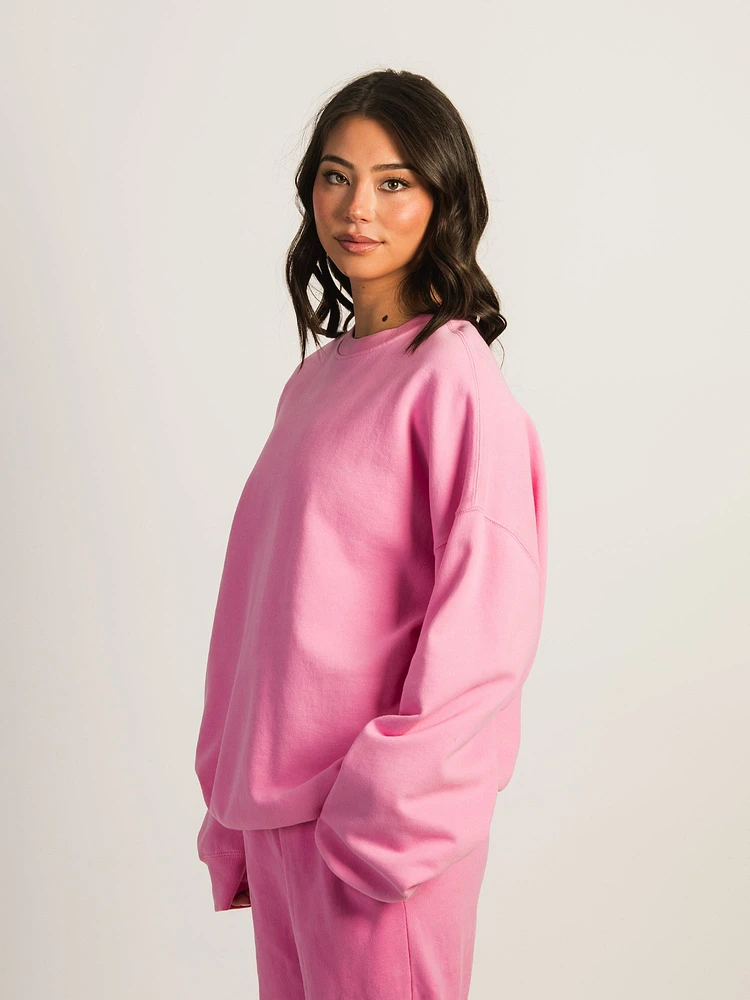 HARLOW MICHELLE CREWNECK - BUBBLEGUM  PINK