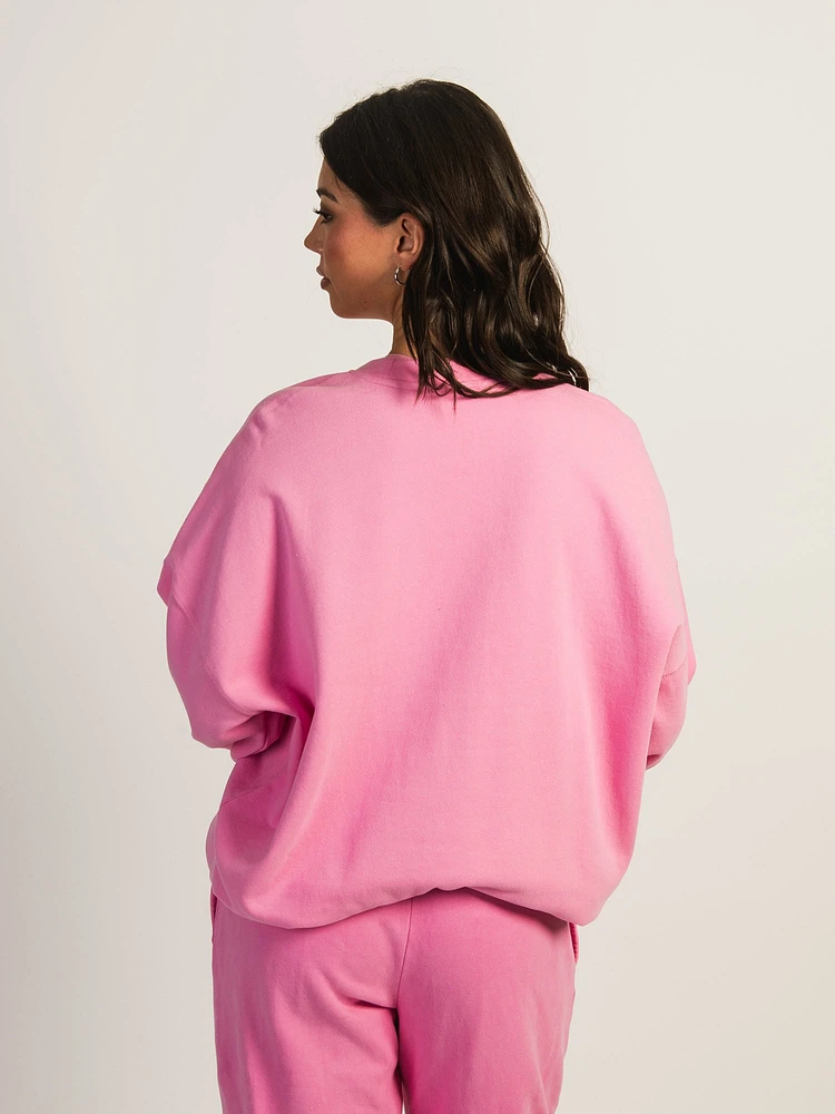 HARLOW MICHELLE CREWNECK - BUBBLEGUM  PINK