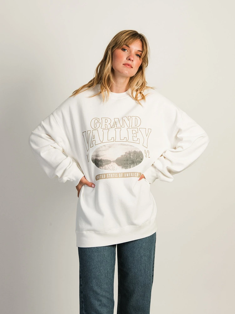 HARLOW MICHELLE CREWNECK PRINT - GRAND VALLEY