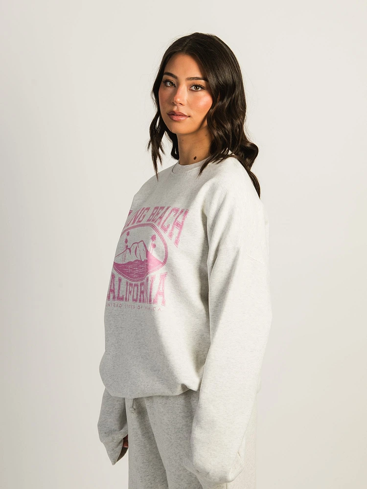 HARLOW MICHELLE CREWNECK IMPRIMÉ- LONG BEACH