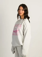 HARLOW MICHELLE PRINT CREWNECK  LONG BEACH