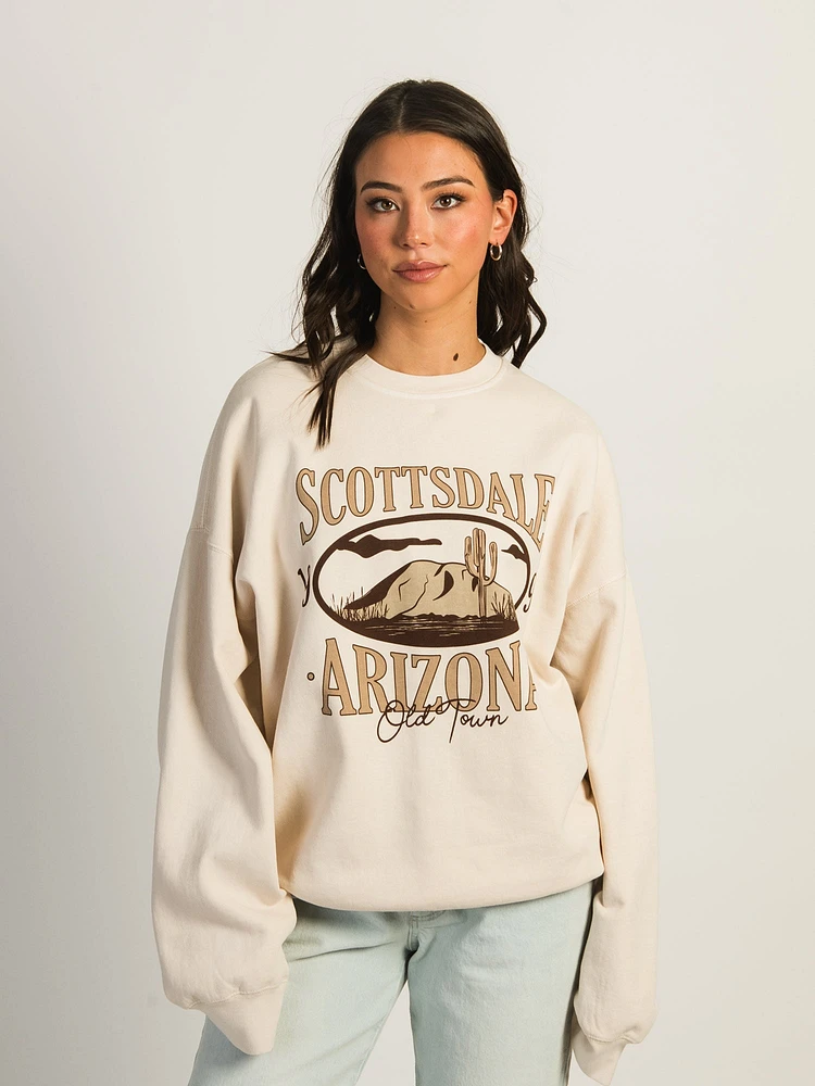 HARLOW MICHELLE PRINT CREWNECK - SCOTTSDALE ARIZONA