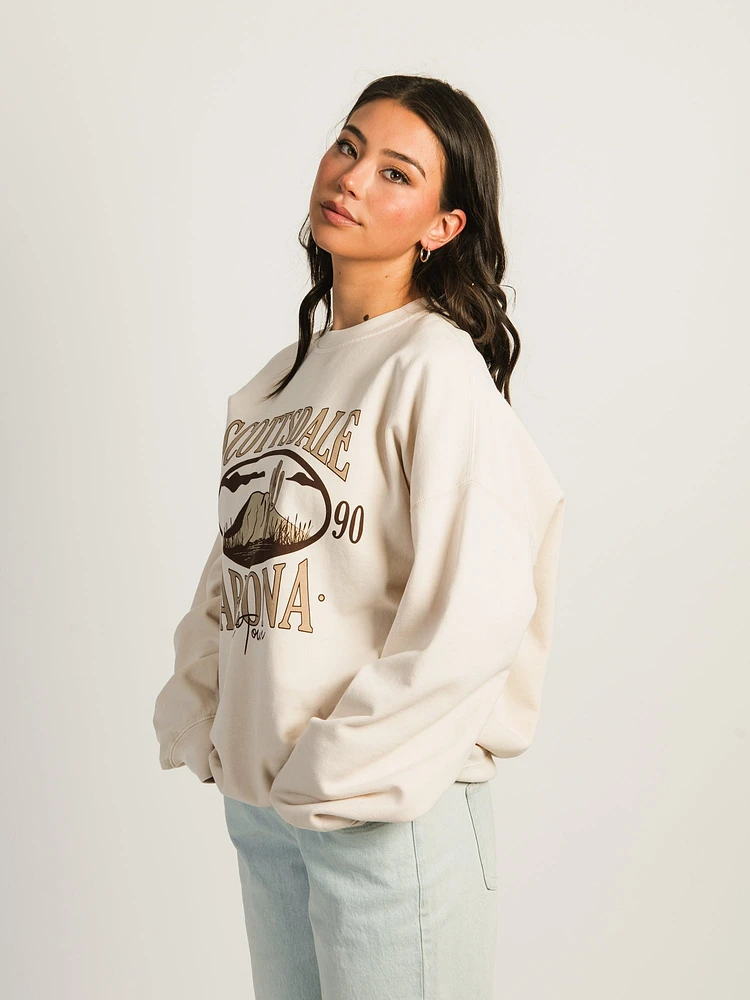 HARLOW MICHELLE PRINT CREWNECK - SCOTTSDALE ARIZONA