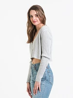 WOMENS CHLOE RIBBED CARDI