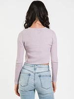 TEE-SHIRT MANCHES LONGUES WHITNEY POUR FEMMES UP