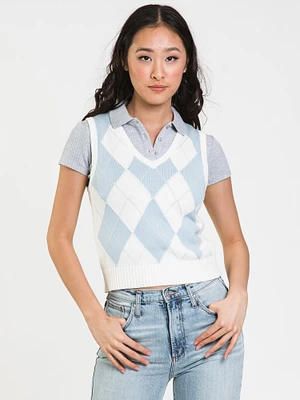 HARLOW ANYA ARGYLE VEST - CLEARANCE