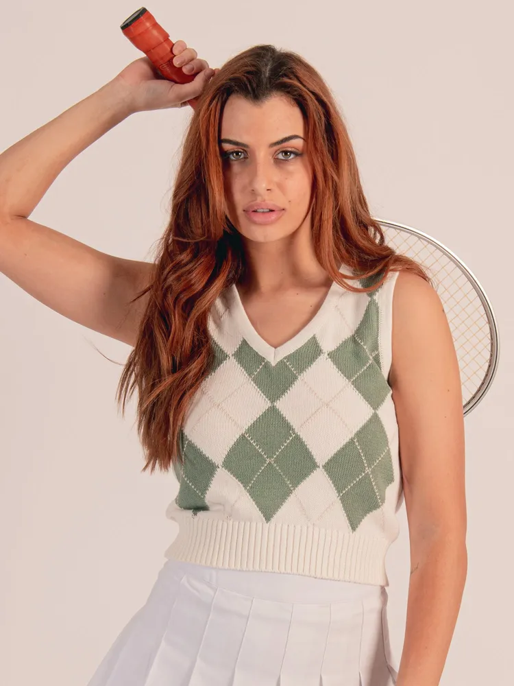 HARLOW ANYA ARGYLE VEST