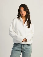 CHANDAIL POLAIRE HARLOW PENNY - BLANC CASSÉ
