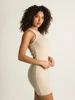 HARLOW RIB TANK TOP DRESS