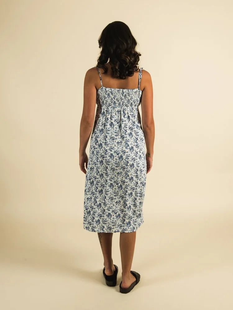 HARLOW MARY TIE SLIT DRESS