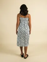 HARLOW MARY TIE SLIT DRESS