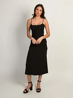 HARLOW VALERIE LONG DRESS - BLK/NOIR