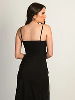 HARLOW VALERIE LONG DRESS - BLK/NOIR