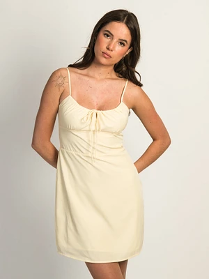 HARLOW VALERIE SHORT DRESS - YELLOW