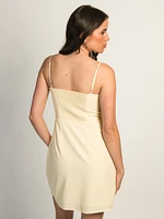 HARLOW VALERIE SHORT DRESS - YELLOW