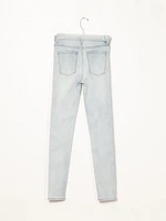 JEAN SKINNY TAILLE HAUTE POUR FEMMES - CLAIR LIQUIDATION