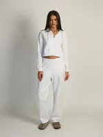 HARLOW ANDI CARGO SWEATPANTS - WHITE