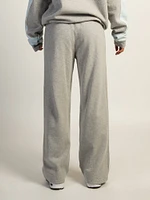 SWEATPANT JAMBE DROITE HARLOW ROXY – GRIS CHINÉ