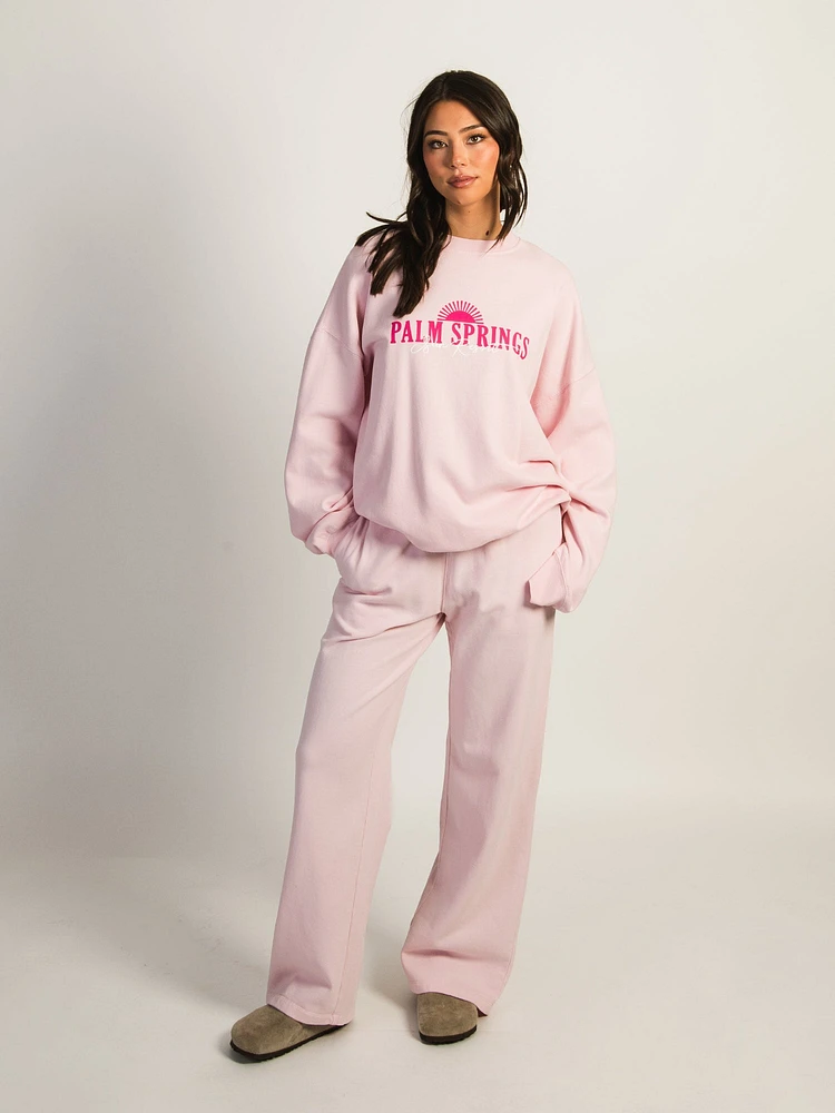 SWEATPANT JAMBE DROITE HARLOW STELLA – ROSE CLAIR