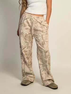 HARLOW STELLA STRGHT LEG CAMO SWEATPANTS