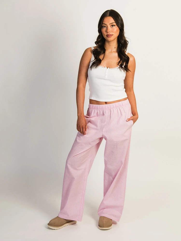 PANTALON HARLOW TAYLOR - ROSE/BLANC