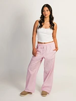 PANTALON HARLOW TAYLOR - ROSE/BLANC