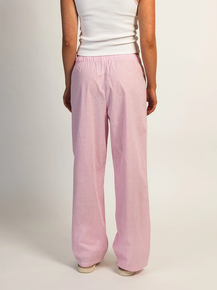 PANTALON HARLOW TAYLOR - ROSE/BLANC