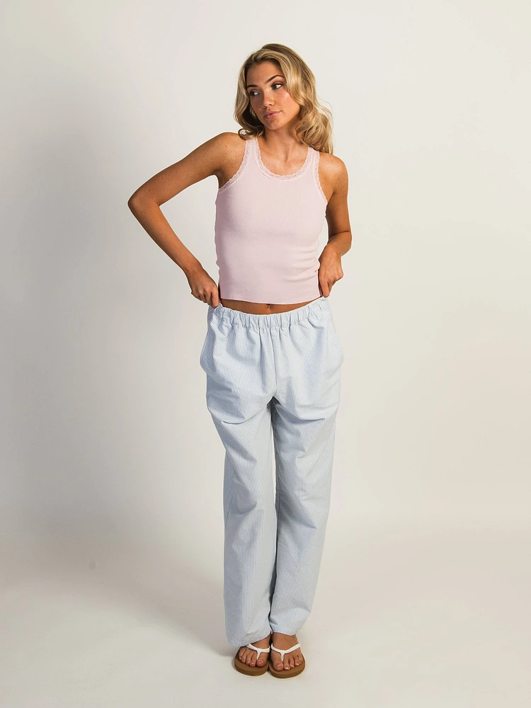 HARLOW TAYLOR PANT - PINSTRIPE