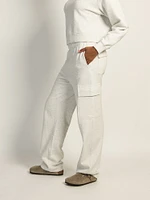 HARLOW ANDI CARGO SWEATPANT - CLOUD