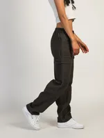 HARLOW LOW RISE CARGO PANT - CHARCOAL