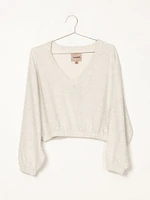 HARLOW KAILAH V-NECK SWEATSHIRT - CLEARANCE