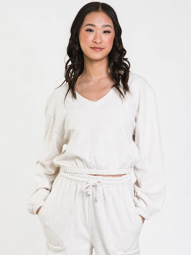 SWEAT-SHIRT À COL EN V KAILAH