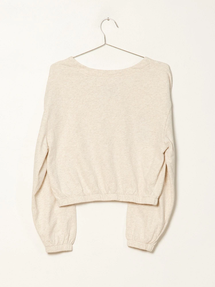 SWEAT-SHIRT À COL EN V KAILAH