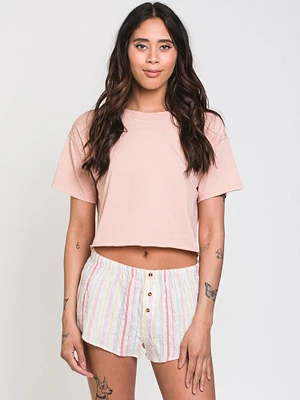 HARLOW ASHLYN BURNOUT TEE
