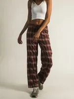 HARLOW NORA WIDELEG FLANNEL PANTS - CLEARANCE